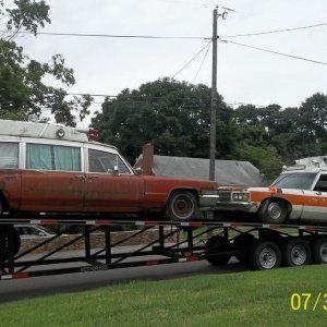 1970 Cadillac 51" & 1975 Pontiac 54"