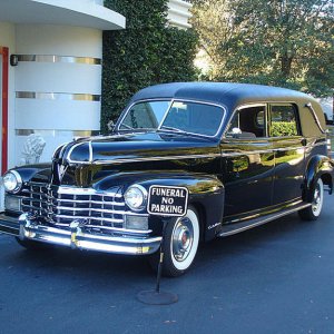 1948 Cadillac S&S Victoria Deluxe - actually was a 3-way at one time but, was Resto-Mod-fitted by a Funeral Home in PA. to accept a 70's drive train a