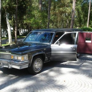1978 Cadillac Superior Sovereign Landaulet 3-Way. Most all of these Coaches are pictured after restoration. This beauty, I went all the way to Utah to