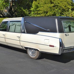 1971 Cadillac Crown Superior Landulet. Found this beauty in a Dr.'s hearse collection. TX coach rust-free with Factory A.C. and the Swag drapery optio